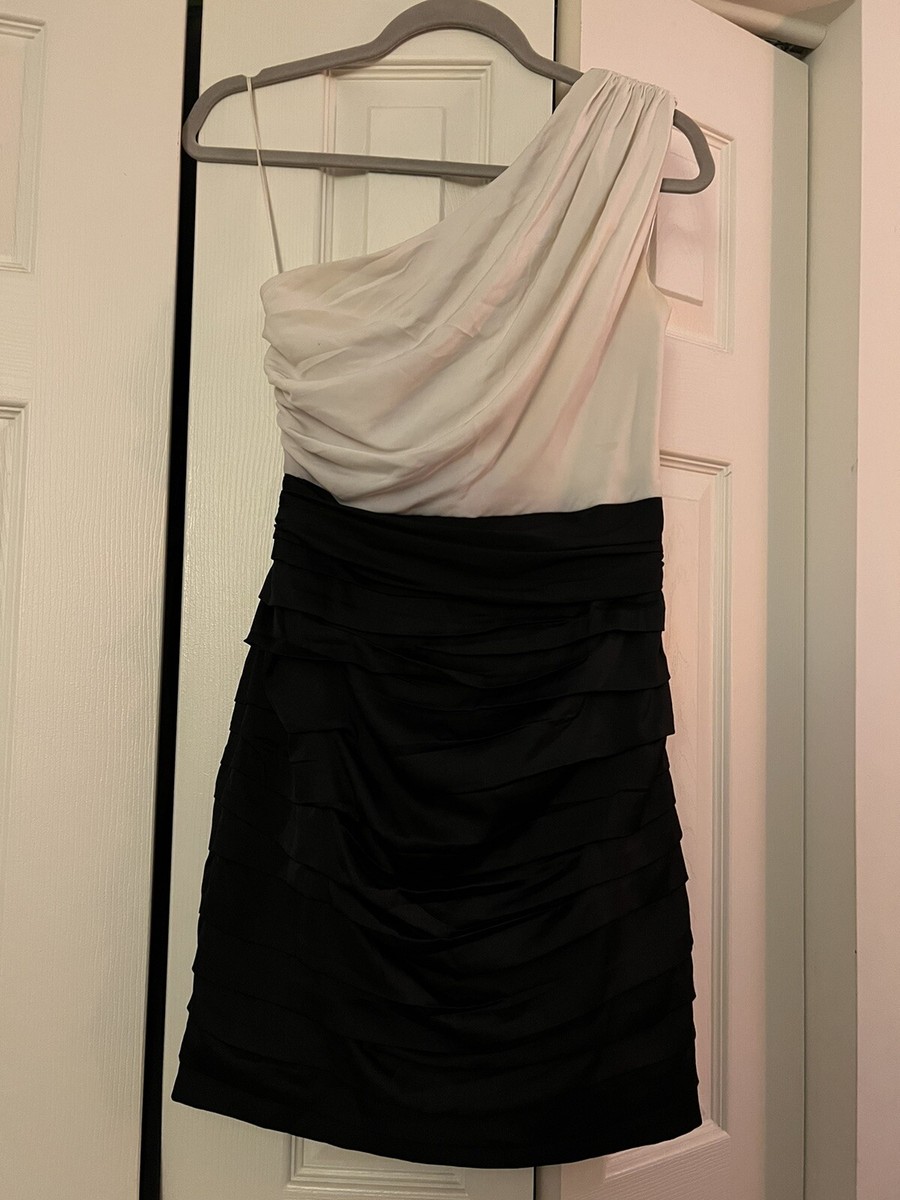 open lace back dress One Shoulder Ruched Dress - Birch main image 0