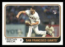 2023 Topps Heritage Tristan Beck #683 Rookie San Francisco Giants
