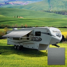 RV Awning Fabric 12-22 Feet Width Camper Viny...