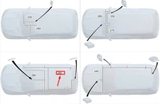 New MERCEDES-BENZ EQC Keyless-Go Wiring Harness A2935401201