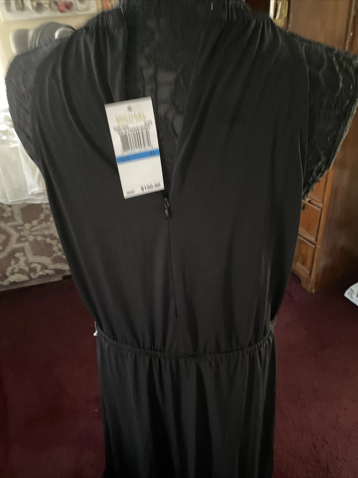 Abito da donna nero Michael Kors cinturini taglia XL