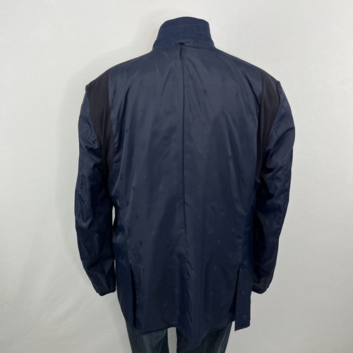 Jos A Bank 1905 Blazer Jacket 48L Blue Glen Check Tailored Fit Brrr Comfort - Picture 14 of 20