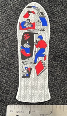 スケートボード Tracker Vtg Skateboard Sticker Tracker Vintage Logo