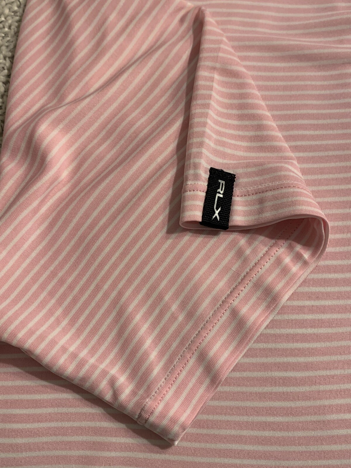 Ralph Lauren RLX Golf Polo Shirt Pink Striped Perform Gem ralph-lauren-rlx-golf-polo-shirt-pink-striped-perform-gem