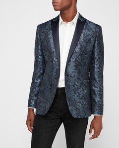 jacquard tuxedo jacket