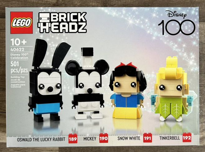 LEGO 40622 Disney 100th Celebration - Brick Headz / New in Sealed