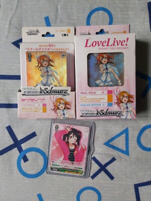 love live School Idol Project Trial Deck English & Japanese versions + Nico card