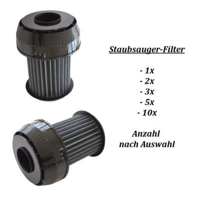 1x-10x Lamellenfilter für Bosch BGS 6 SIL 1, BGS 6 SIL 101, BGS 6 SIL 1 AU