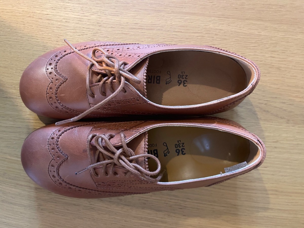 Birkenstock Laramie Low - Natural Leather (Hazelnut) size 3.5.36