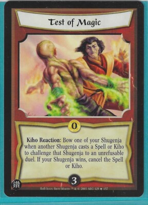 Legend of the Five Rings L5R ''Test of Magic''    X1