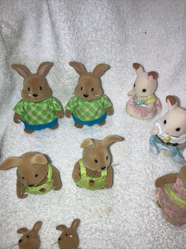 Lil Woodzeez Bunny mom dad grandparents rabbit hoppingood cottontail Figures-11 - Picture 6 of 16