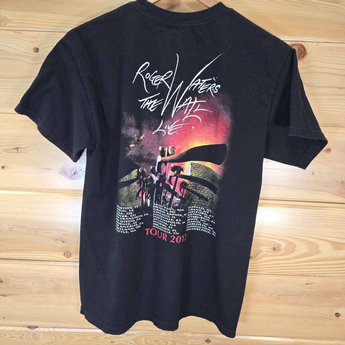 Roger Waters The Wall Live 2012 Tour Concert Shirt Adult