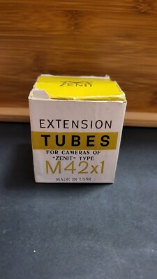 Zenit extension tubes M42