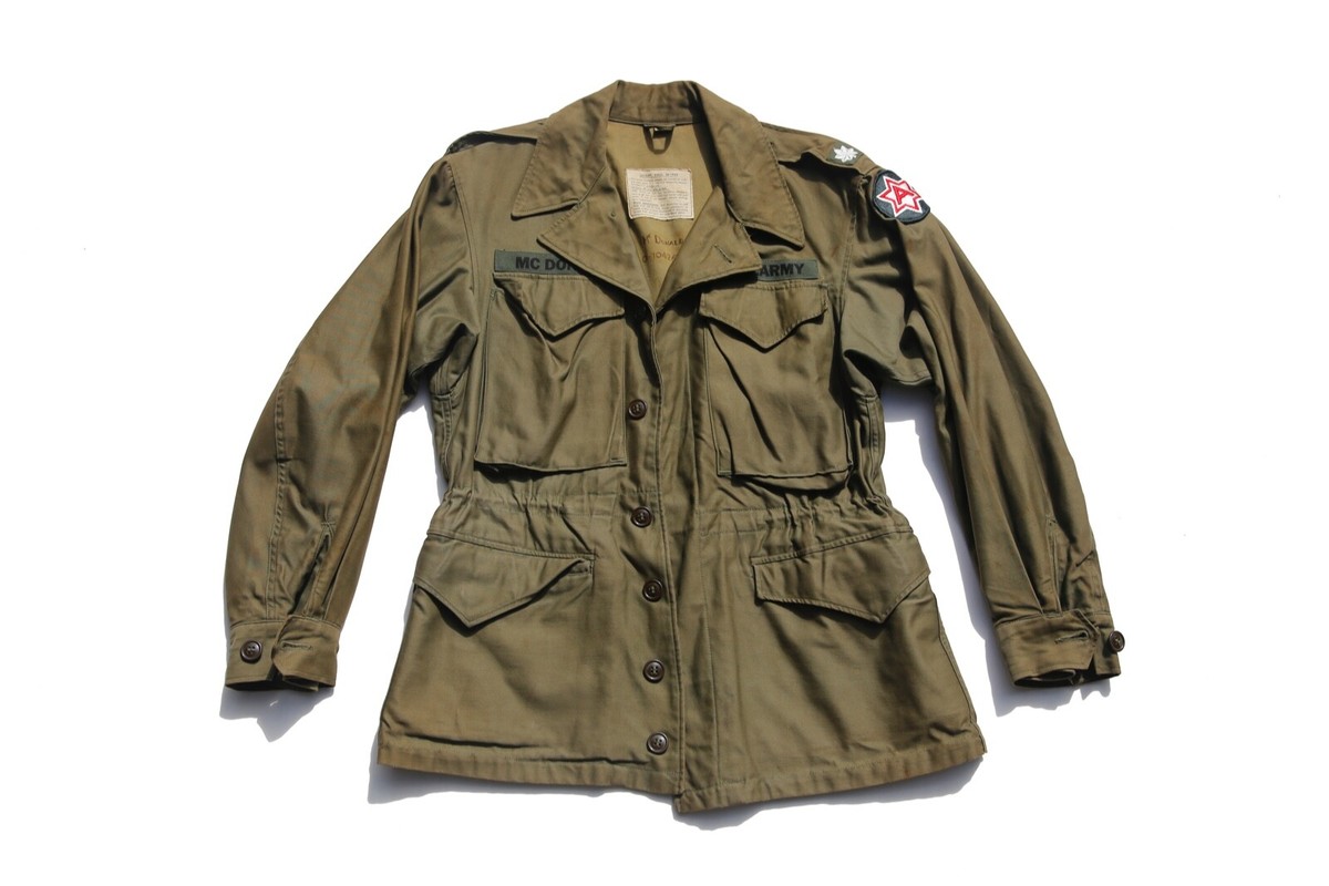 Early Vietnam US Army Military M1943 M43 Field Jacket Coat w
