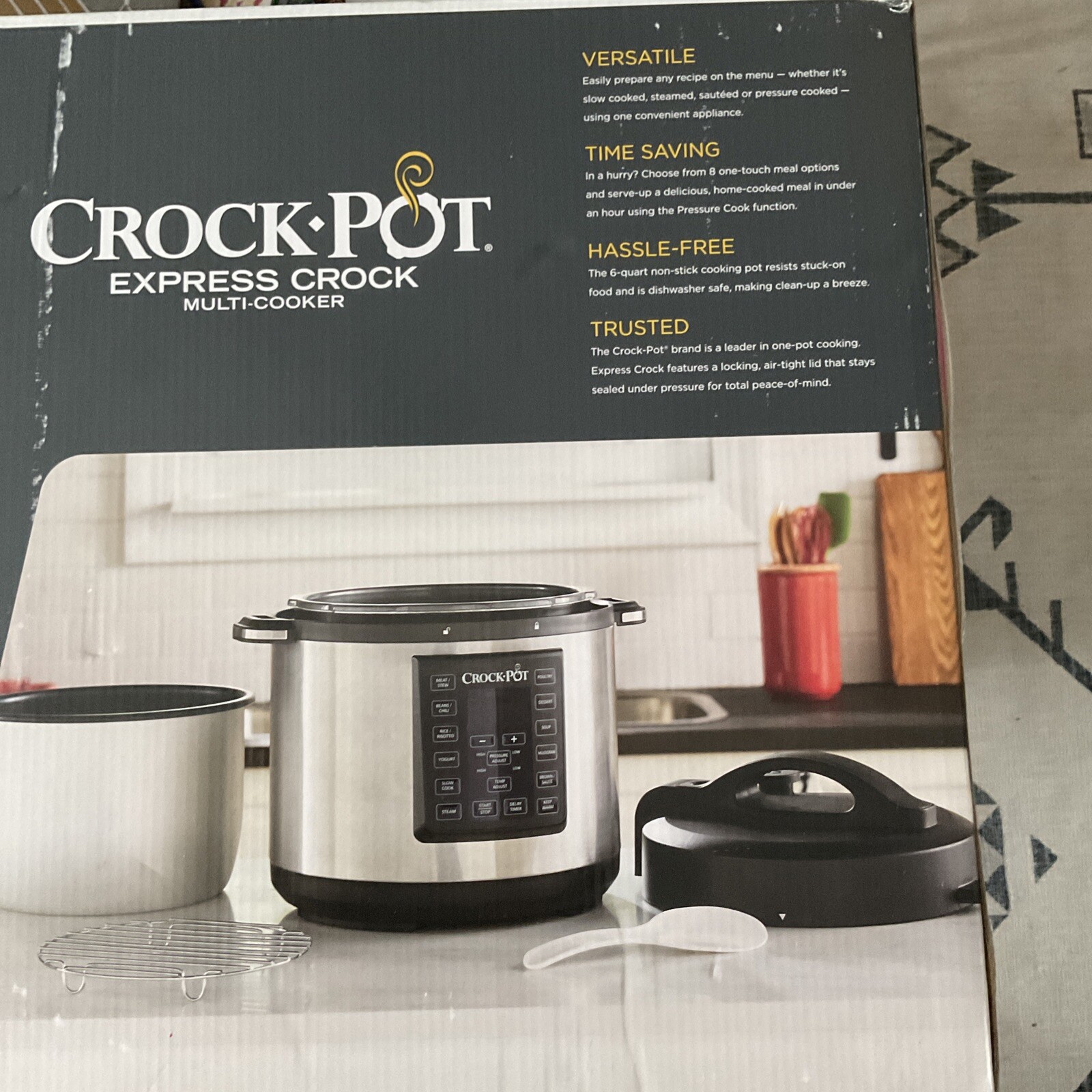 Crock-pot express crock multi-cooker