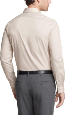 calvin klein men's dress shirt regular fit non iron herringbone Calvin Klein Men's Dress Shirt Slim Fit Non-Iron Herringbone