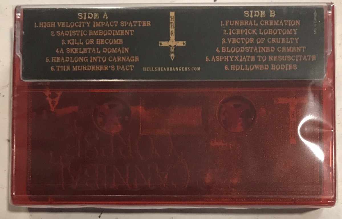 Cannibal Corpse - A Skeletal Domain Cassette 2023 Hells