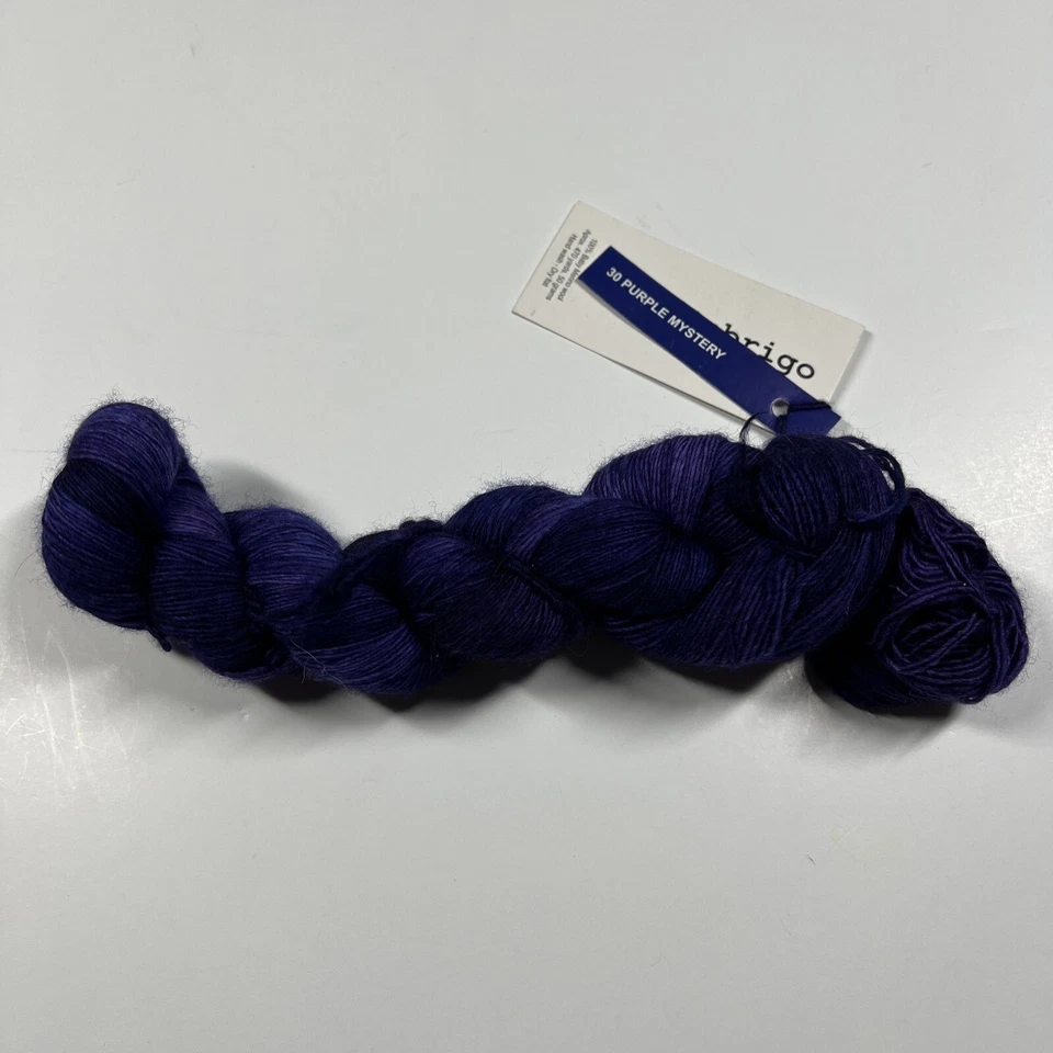 Malabrigo Encaje 100% Lana Merino Bebé 470 Yardas 50g Color (30) Púrpura Misterio Foto 2 de 4