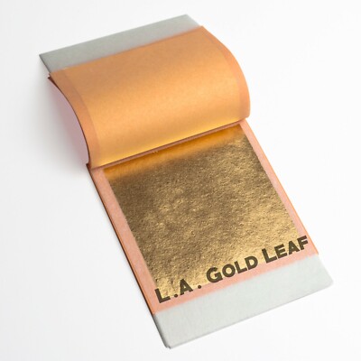 L.A. Gold Leaf: 23K Genuine Red Gold Leaf Sheets (Loose or Transfer)