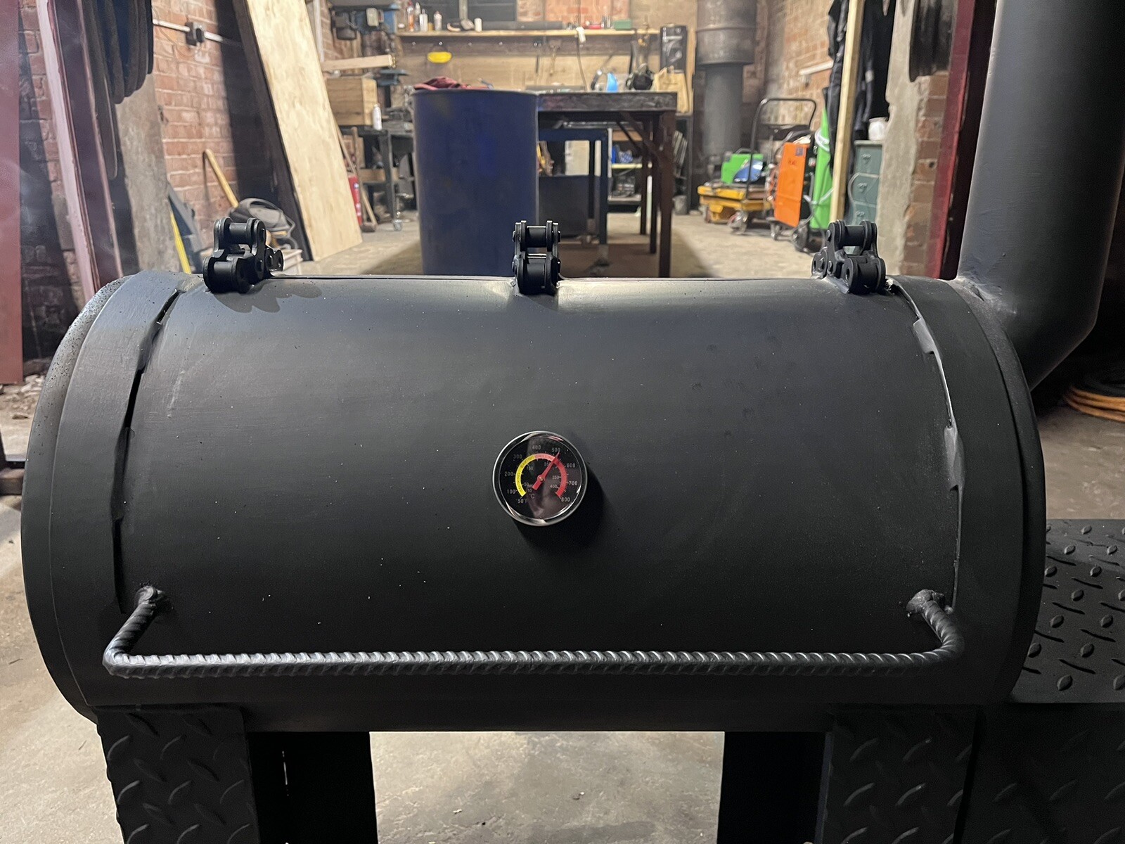 BBQ Pit Barrel Smoker Reverse Flow Uk Made eBay