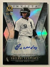 2021 Bowman Draft Yoelqui Cespedes AUTO RC #'d /99 Invicta Autographs WHITESOX