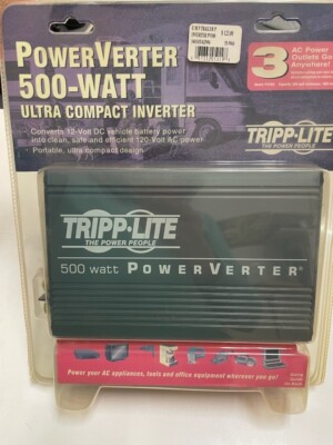 TRIPP LITE 500 WATT POWER VERTER ULTRA COMPACT INVERTER New Old Stock