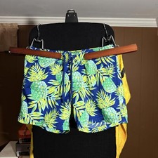 H M Pineapple Print Swim Shorts