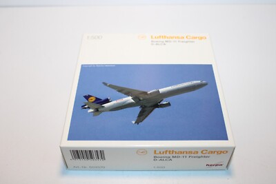 Herpa Wings 1:500 Flugzeug 503570 Boeing MD-11 Freighter Lufthansa D-ALCA OVP