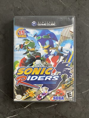 Sonic Riders (Nintendo GameCube, 2006) - CIB (FRENCH Manual) Tested DISC NM