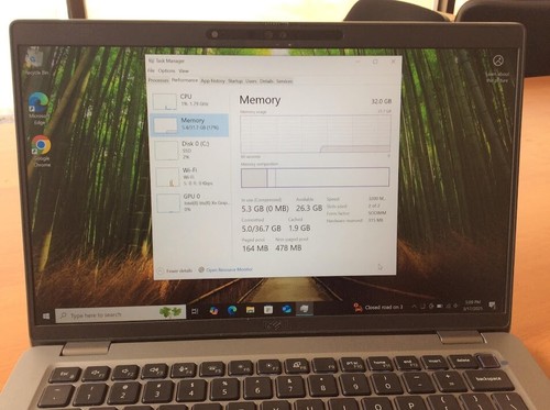 DELL Latitude 5430 12th Gen Laptop 14'' i7-1265U 32GBRAM 256GB USB-C Win10 A- - Picture 9 of 17