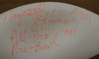Haywood Jeffries signed White Pamel From White Panel Football  — photo 4