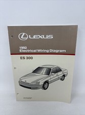 Lexus 1992 Electrical Wiring Diagram ES 300 (Paperback, Pub. No. EWD123U, 1991)