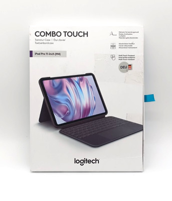 Logitech Combo Touch mit Trackpad für  iPad Pro 11'' (M4, 2024)   DE-Layout 