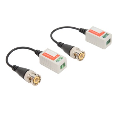 24x Video Balun Connector Stable High Definition Image Reliable Video Balun Hot