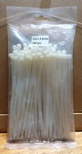 Cable ties. 150mm X 3.6mm - 100 Pieces 