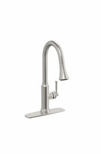 Proflo PFXC5817ZBN Lockmead 1.75 GPM Single Hole Kitchen Faucet, Brushed Nickel