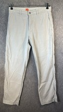 Hugo Boss Pock Hose Herren W32 L31 hellgrau gerades Bein Wandern Outdoor *