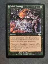 Magic the Gathering MTG - 1 x Cabal Therapy - Judgment - LP