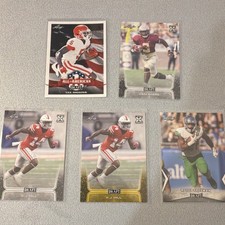 Leaf Draft NFL Football Card Lot 5 Cards Tee Higgins Cam Akers K.J. Hill Royce …
