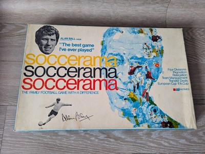 Soccerama Brettspiel 1969 Vintage Football Manager von Alan Ball komplett gebraucht