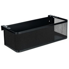 Metal Bedside Storage Basket,with Hanging Wire Mesh Organizer Easy to Hook