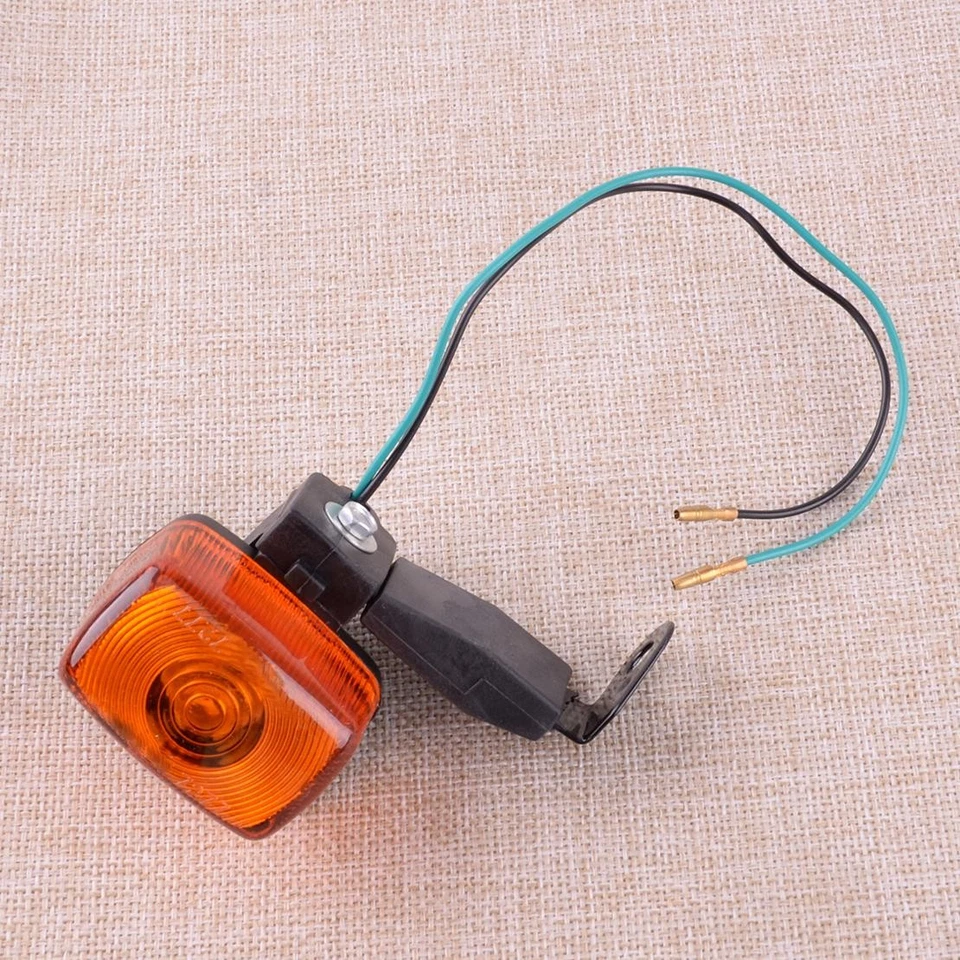 1 par de luces de señal de giro indicadoras aptas para Yamaha XT225 Honda XR250 Kawasaki Foto 2 de 4