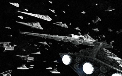 Star Wars imperial forces art ships destroyer Custom Gaming Mat Desk 3973
