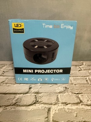 Mini Home Cinematic Projector LED USB 2.0, Speaker, Supported Resolution 1080