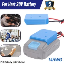 For Hart 20V Li-ion Battery Holder Dock DIY Adapter Power Wheels Connector NEW