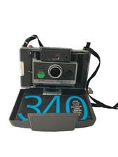 Vintage Polaroid Automatic 340 Land Camera Folding Bellows W/ Manual  Cold Clip