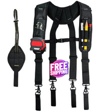 Tirantes Para Hombre De Trabajo Cinturones Cinturon Herramientas Arnes Acolchado