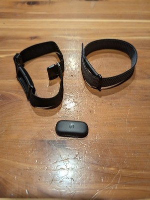 Google Fitbit Air Activity Tracker Black w/ Extra Band and Charging Stand 