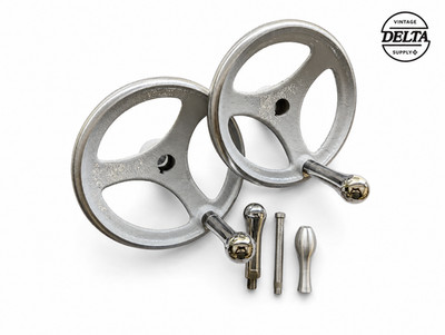 DELUXE BALL BEARING SPINNER HANDLES - FOR  DELTA UNISAW AND SHAPER HAND WHEELS