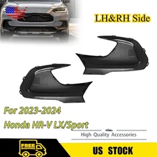 Front Fog Light Cover Set For Honda HR-V LX/Sport 23-24 711023W0A00 711073W0A00